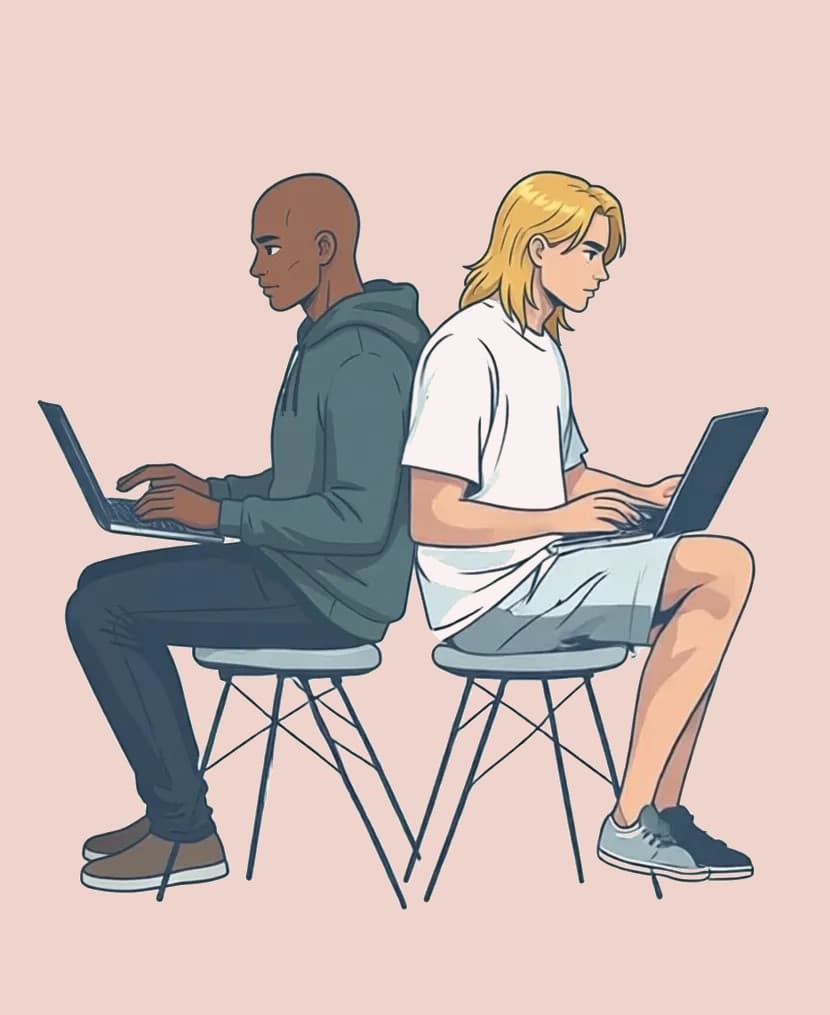 J2J Team - Two developers working together